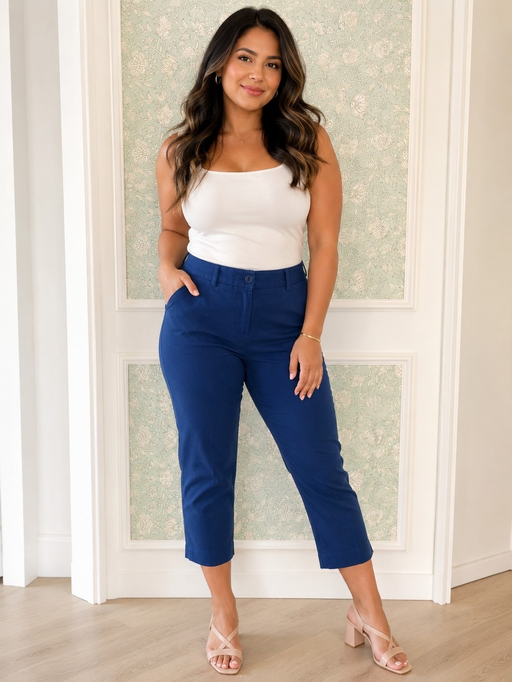 Hilary Radley Stretch Capri Pants